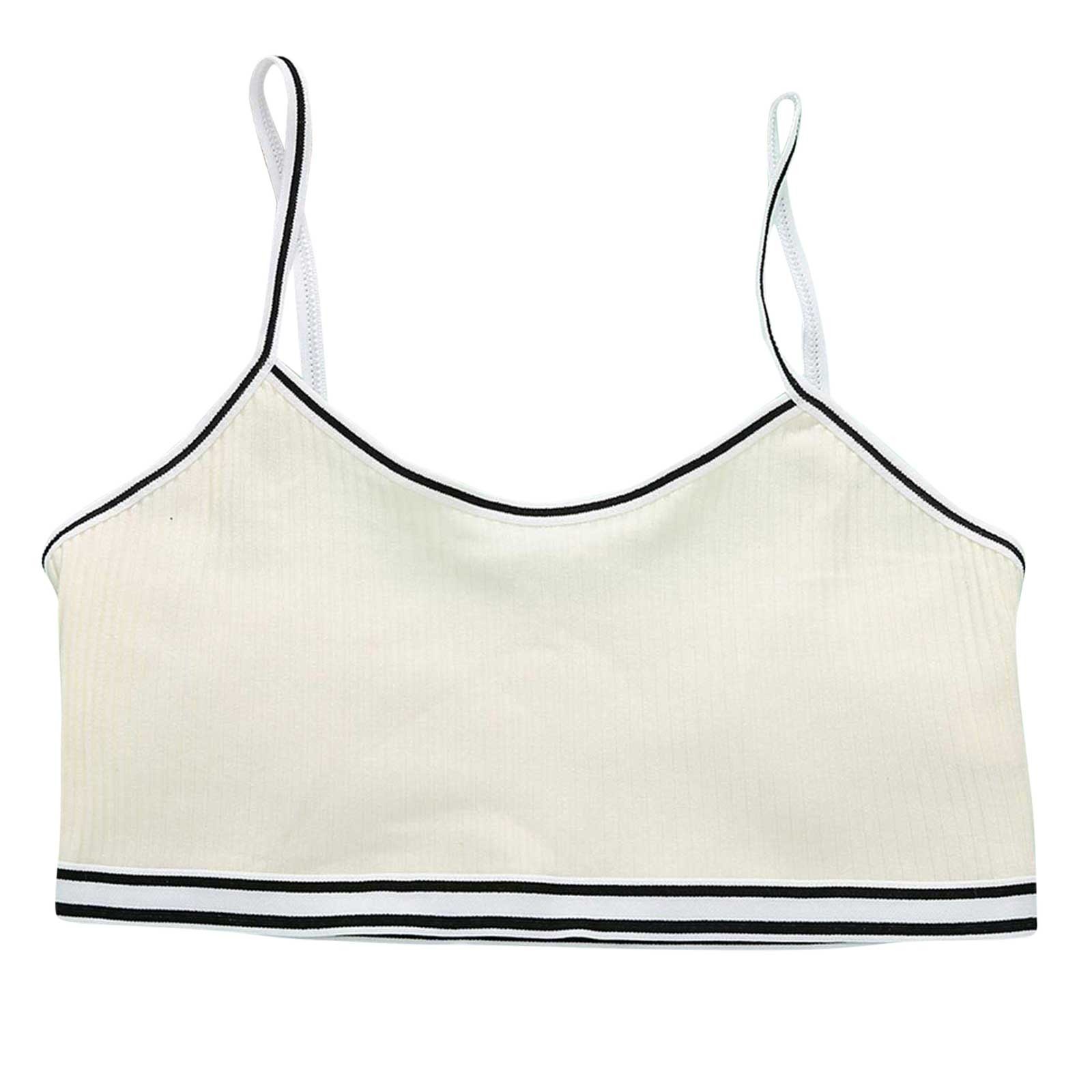 Ceangrtro Girls Underwear Bra Girl Underwear Vest Children Adjustable Shoulder 4T Clothes for Girls Strap Underclothes Undies Clothes Beige L